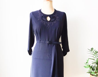 Embroidered dress, 20s, true vintage