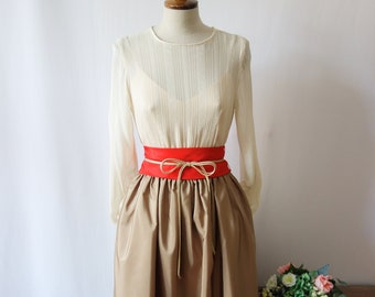 Sophisticated evening dress, 80s, true vintage