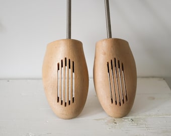 elegant wooden shoe tree