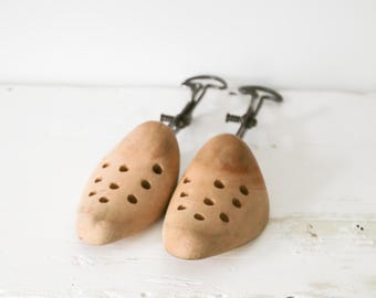 wooden shoe trees