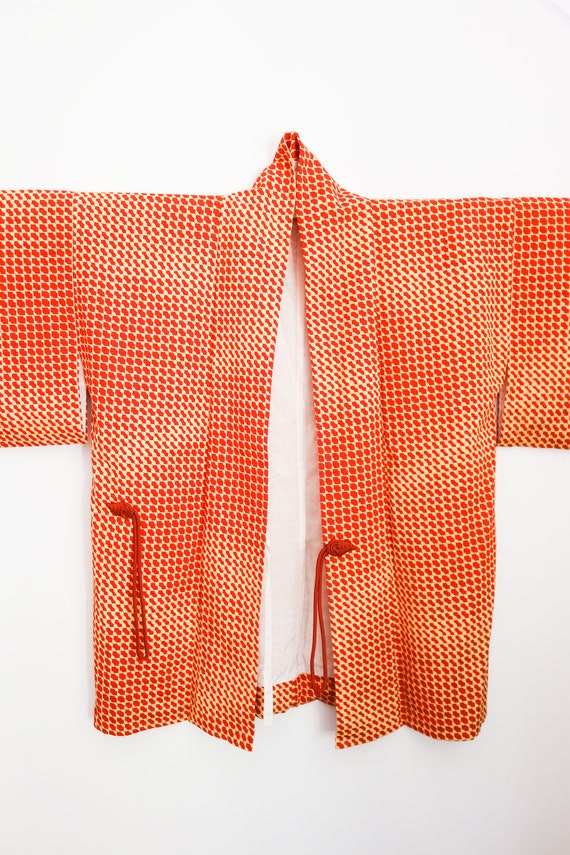 Japanese Kimono Jacket, Vintage Haori 50s - image 3