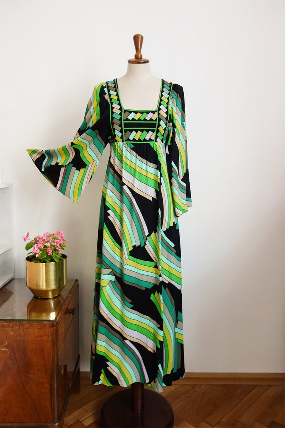 70s hippie dress - image 3