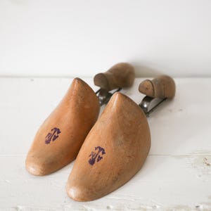 wooden shoe trees