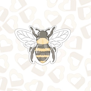 Vintage Bee Cookie Cutter - Bee Cookie Cutter - Baby Cookie Cutter