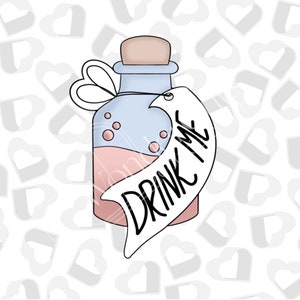 Drink Me Potion Bottle Cookie Cutter
