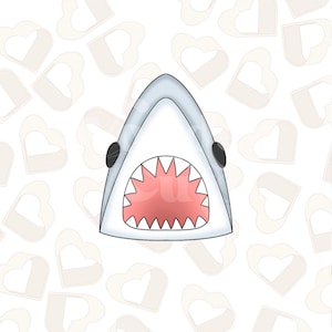 Shark Head Cookie Cutter- Shark Cookie Cutter