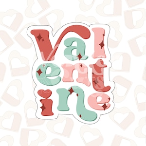Valentine Plaque Cookie Cutter- Valentine&#39;s Day Cookie Cutters- Valentine Cookie Cutters