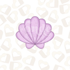 Seashell Cookie Cutter- Under the Sea Cookie Cutter - Mermaid Cookie Cutter