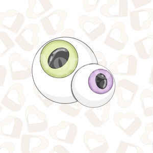 Eyeballs Cookie Cutter - Halloween Cookie Cutters