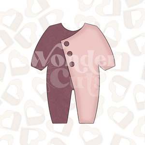 Long Sleeve Baby Onesie Cookie Cutter