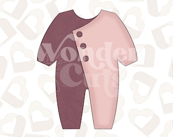 Langarm-Baby-Body- Ausstechform