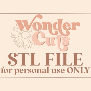 STL File- For Personal Use ONLY-Cookie Cutter STL