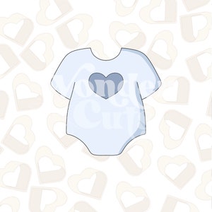 Basic Baby Onesie Cookie Cutter- Baby Cookie Cutters