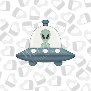 UFO- Cookie Cutter-spaceship-space cookie cutter