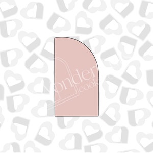 Tall Half Arch Cookie Cutter