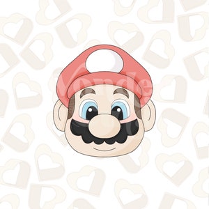 Video Game Plumber 1 Cookie Cutter