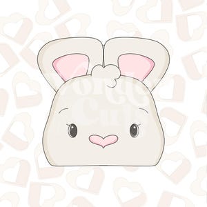 Chubby Bunny Cookie Cutter- Easter Cookie Cutter- Easter Cookie Cutters