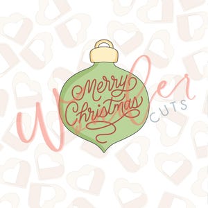 Cortador de galletas con forma de adorno vintage - Cortadores de galletas navideños - Cortadores de galletas de invierno