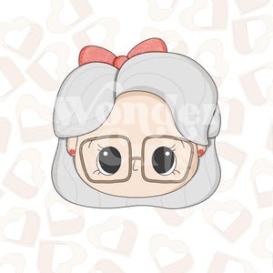 2024 Mrs. Claus Cookie Cutter- Christmas Cookie Cutters- Winter Cookie Cutters