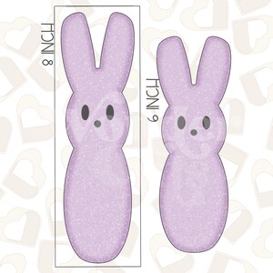 Long Marshmallow Bunny Cookie Cutter- Easter Cookie Cutters