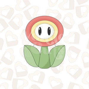 Video Game Flower Cookie Cutter