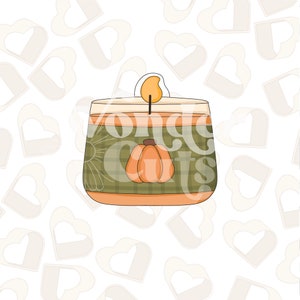 Gemütliche Kerze Cookie Cutter-Fall Cookie Cutters-Thanksgiving Cookie Cutters