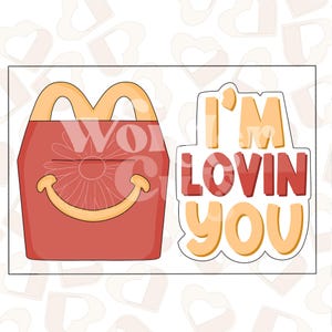 I&#39;m Lovin You Set of 2 Cookie Cutters- Valentine&#39;s Day Cookie Cutters - Valentine Cookie Cutters