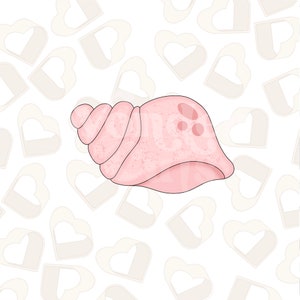 Seashell 3 Cookie Cutter- Under the Sea Cookie Cutter - Mermaid Cookie Cutter