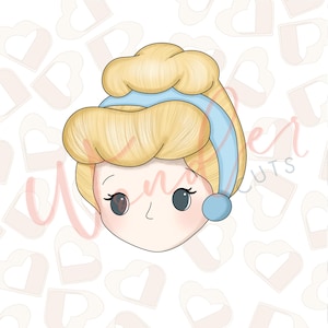 Midnight Ball Princess Cookie Cutter- Princess Cookie Cutter - Girly Cookie Cutter- Birthday Cookie Cutter