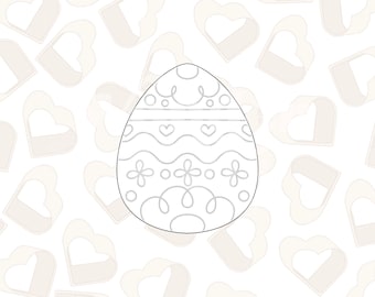 Basic Egg Cookie Cutter- Easter Cookie Cutters