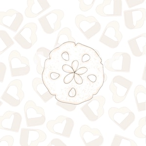 Sand Dollar Cookie Cutter- Under the Sea Cookie Cutter - Mermaid Cookie Cutter