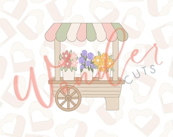 Blumenständer Cookie Cutter - Bauernmarkt Cookie Cutters - Hochzeit Gastgeschenke - Baby Shower Favors