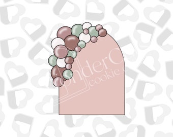 Tall Balloon Arch- Cookie Cutter