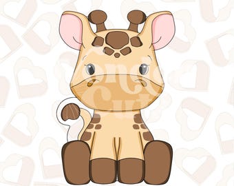 Full Body Giraffe Cookie Cutter- Safari Cookie Cutters- Birthday Cookie Cutters