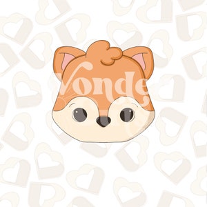 Cute Fox Cookie Cutter- Fall Cookie Cutters- Thanksgiving Cookie Cutters