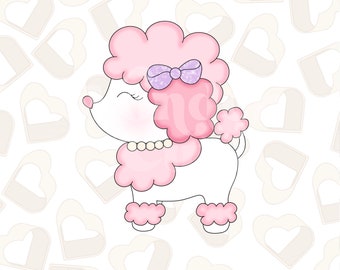 Doll Poodle Cookie Cutter - Doll Cookie Cutter
