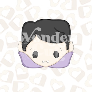 2024 Vampire Cookie Cutter - Halloween Cookie Cutters