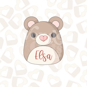 Bear Squishy Koekjes Uitsteker - Valentijnsdag Koekjes Uitsteker