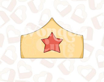 Superhero Crown Cookie Cutter- Superhero Cookie Cutters