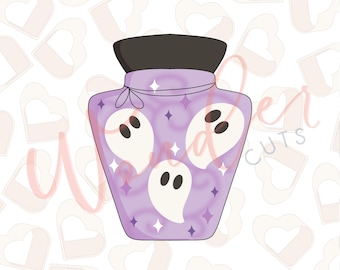 Emporte-pièce simple en forme de flacon de potion - Emporte-pièces d'Halloween