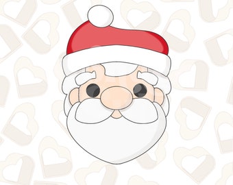 2023 Santa Cookie Cutter- Christmas Cookie Cutters
