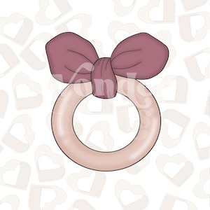 Boho Baby Rattle Cookie Cutter