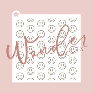 Plantilla de cara feliz - Herramientas para decorar galletas - Plantilla para galletas