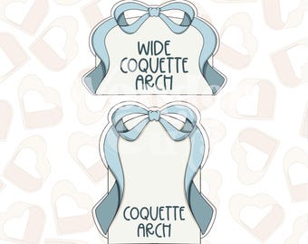 Coquette Arch Cookie Cutter- Arch Cookie Cutters- Coquette Cookie Cutters