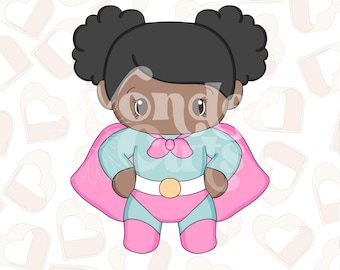 Superhero Girl 1 Cookie Cutter- Superhero Cookie Cutters