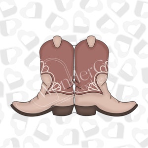 Cowboy Boots Cookie Cutter
