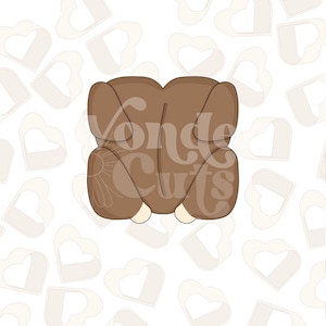 Chubby gekocht Truthahn Cookie Cutter - Herbst Cookie Cutters - Thanksgiving Cookie Cutters