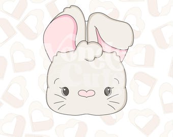 2025 Bunny with Floppy Ear Cookie Cutter- Easter Cookie Cutter- Easter Cookie Cutters