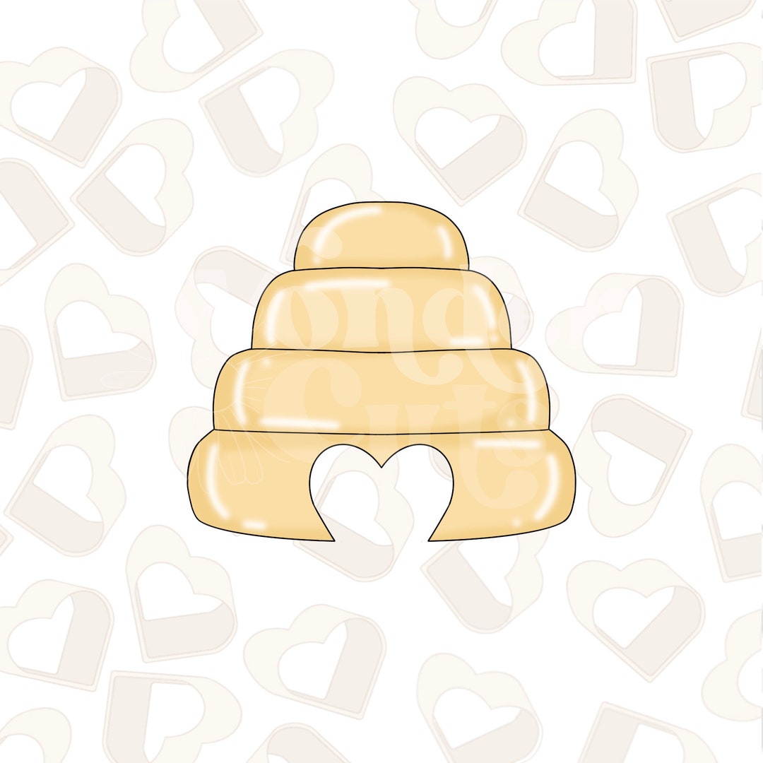 Heart Bee Hive Cookie Cutter - Bee Cookie Cutter - Baby Cookie Cutter ...