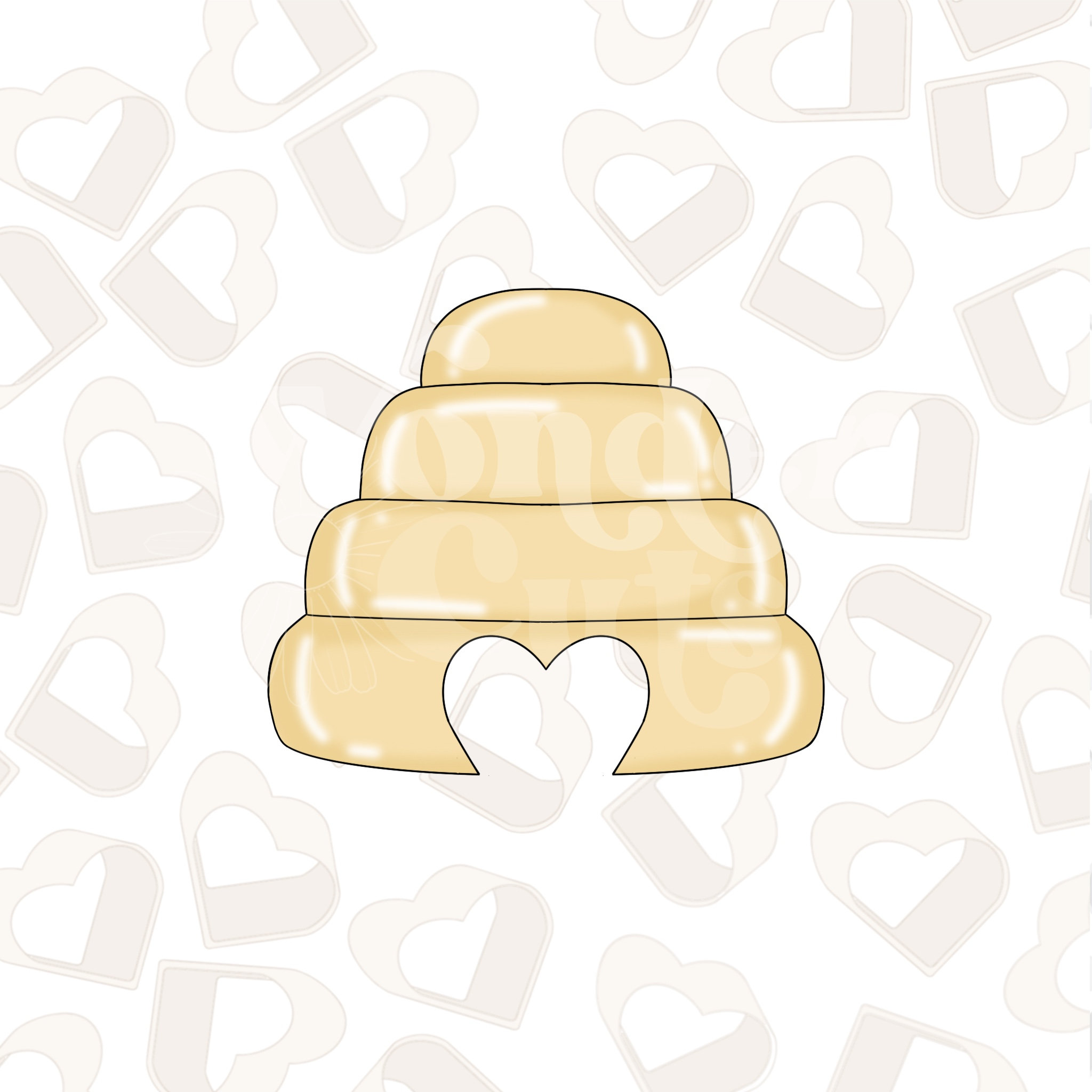 Heart Bee Hive Cookie Cutter - Bee Cookie Cutter - Baby Cookie Cutter ...